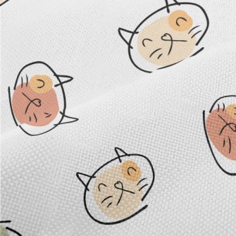 Colorful Graffiti Cat Performance Linen