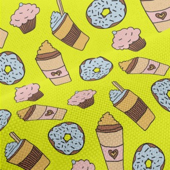 Doodle Milkshake And Donut Performance Linen