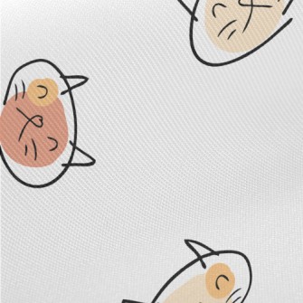 Colorful Graffiti Cat Twill