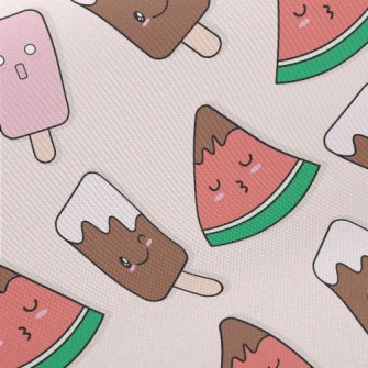 Kawaii Ice Cream Twill