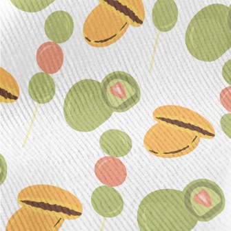 Cartoon Japanese Dessert Standard Corduroy