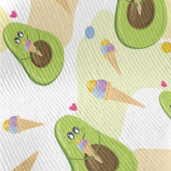 Cute Avocado Eating Cone Standard Corduroy