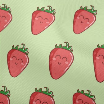 Smiling Cartoon Strawberry Dobby