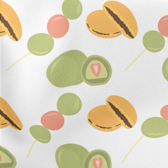 Cartoon Japanese Dessert Stretch Ponte