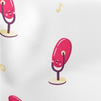 Cute Singing Microphone Stretch Ponte