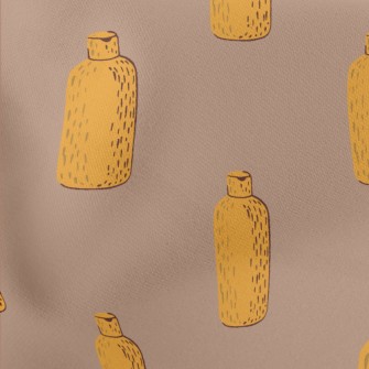 Hand Drawn Cosmetic Bottles Stretch Ponte