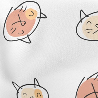 Colorful Graffiti Cat Stretch Ponte