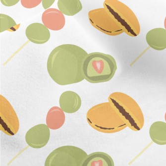 Cartoon Japanese Dessert Micro Fleece