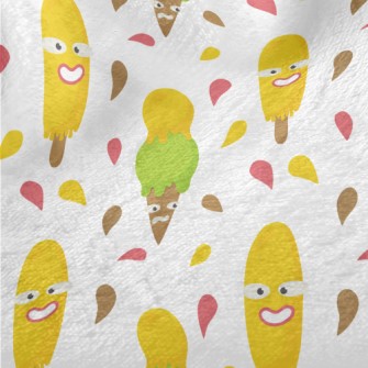 Funny Face Ice Cream Minky