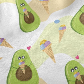 Cute Avocado Eating Cone Minky