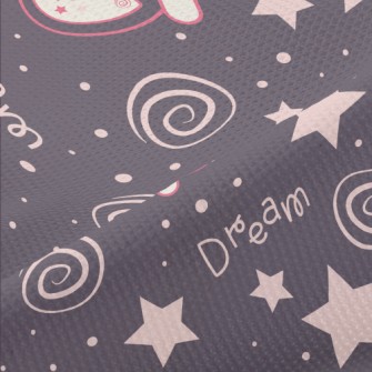 Hand Drawn Dream Night Piqué