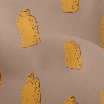 Hand Drawn Cosmetic Bottles Lightweight Performance Linen