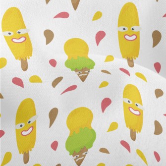 Funny Face Ice Cream Lightweight Performance Linen