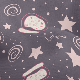 Hand Drawn Dream Night Lightweight Performance Linen