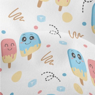 Happy Blue Pink Popsicle Lightweight Performance Linen