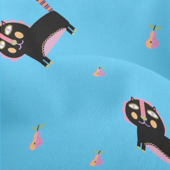 Ethnic Style Black Cat Lightweight Performance Linen