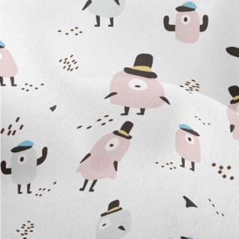 Cute Gentleman Little Monster Lightweight Performance Linen