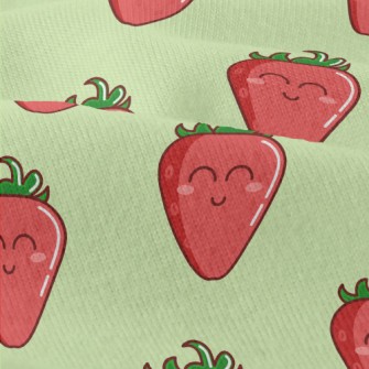 Smiling Cartoon Strawberry Modern Jersey