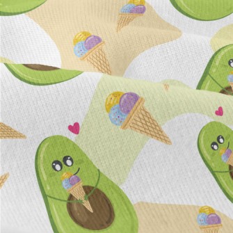 Cute Avocado Eating Cone Modern Jersey
