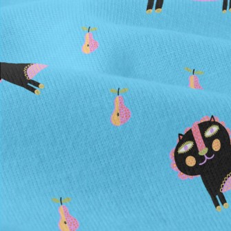 Ethnic Style Black Cat Modern Jersey