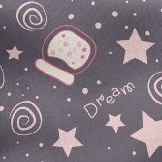Hand Drawn Dream Night Jersey Backed Fleece