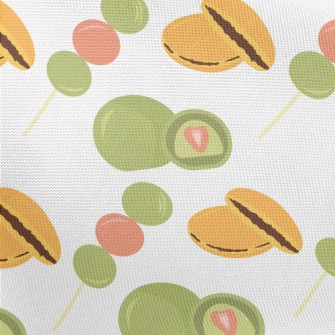 Cartoon Japanese Dessert Pongee