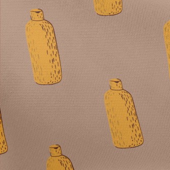 Hand Drawn Cosmetic Bottles Pongee