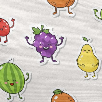 Happy Fruit Stickers Pongee