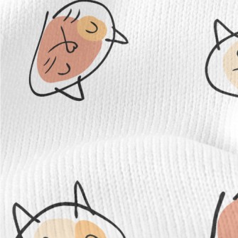 Colorful Graffiti Cat Stretch Jersey