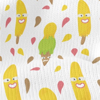 Funny Face Ice Cream Stretch Jersey