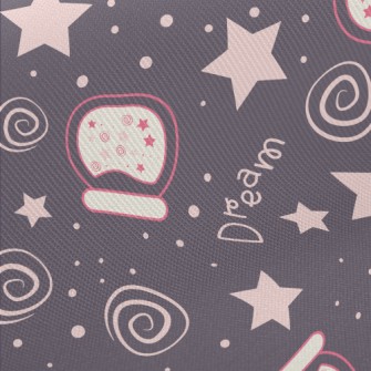 Hand Drawn Dream Night Midweight Cotton Poplin