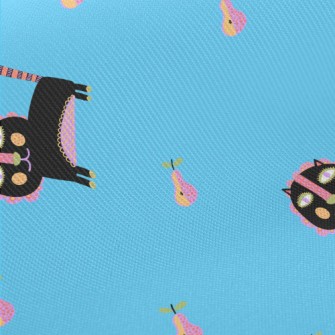 Ethnic Style Black Cat Midweight Cotton Poplin