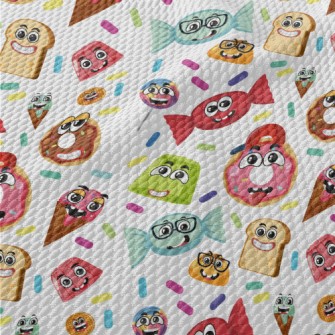 Funny American Desserts Birdseye Piqué