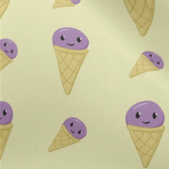 Purple Ice Cream Cone Chiffon