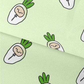 Cute White Radish Sleeping Bag Waterproof Oxford