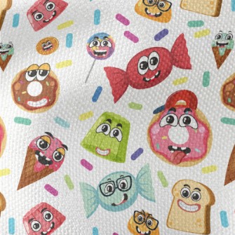 Funny American Desserts Waterproof Canvas