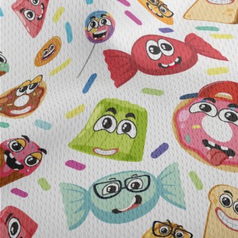 Funny American Desserts Athletic Mesh Flat Back