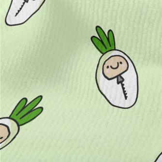 Cute White Radish Sleeping Bag Terry