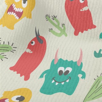 Cute Colorful Little Monster Terry