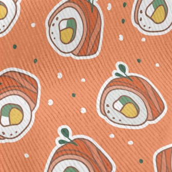 Sticker Of A Cartoon Sushi Rol Standard Corduroy