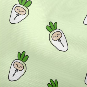 Cute White Radish Sleeping Bag Dobby