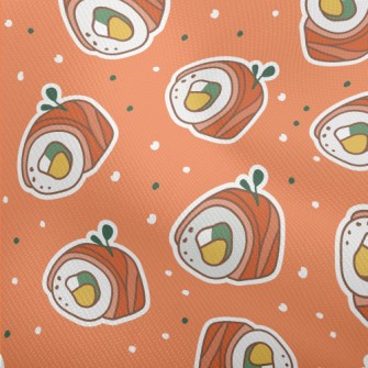Sticker Of A Cartoon Sushi Rol Dobby
