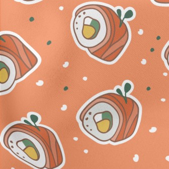 Sticker Of A Cartoon Sushi Rol Stretch Ponte