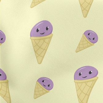Purple Ice Cream Cone Stretch Ponte