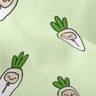 Cute White Radish Sleeping Bag Lightweight Performance Linen