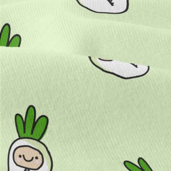 Cute White Radish Sleeping Bag Modern Jersey