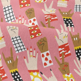 Various Hand Gesture Patterns Modern Jersey
