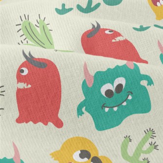 Cute Colorful Little Monster Modern Jersey