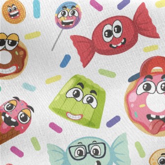 Funny American Desserts Jersey Backed Fleece