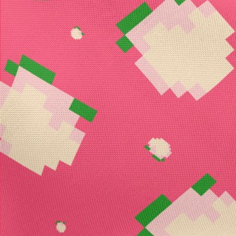 Cartoon Pixel Peach Pongee